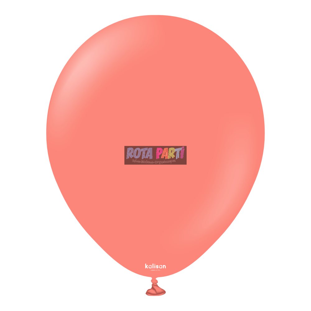 12'' Standart Balon Mercan (Coral) 100’lü