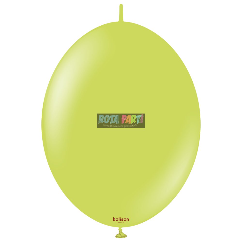 12" K-Link Standard Limon Yeşil Balon (Lime Green) 50'Li