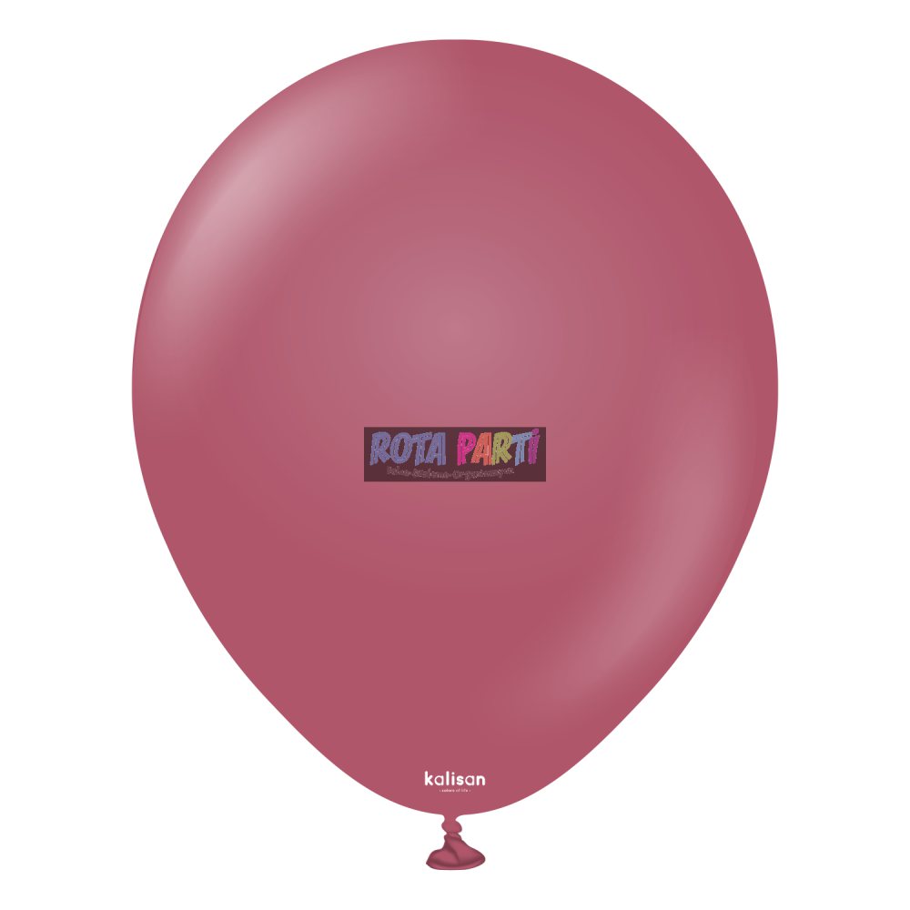 12" Retro Balon Yaban Çileği (Wild Berry) 100'lü