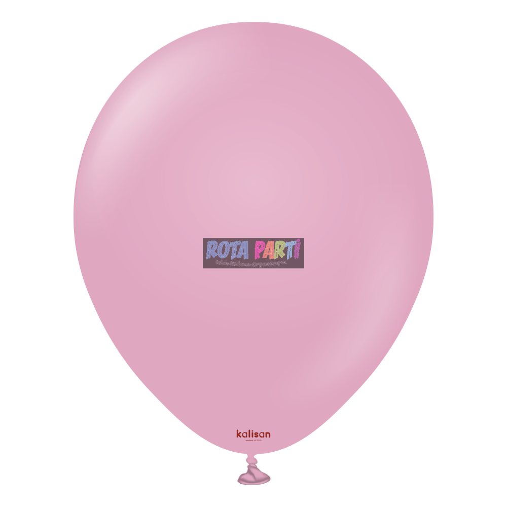 12" Retro Balon Toz Pembe (Dusty Rose) 100'lü