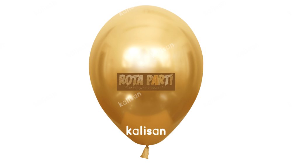 12" Krom (Mirror) Gold (Altın) Balon 50'lİ