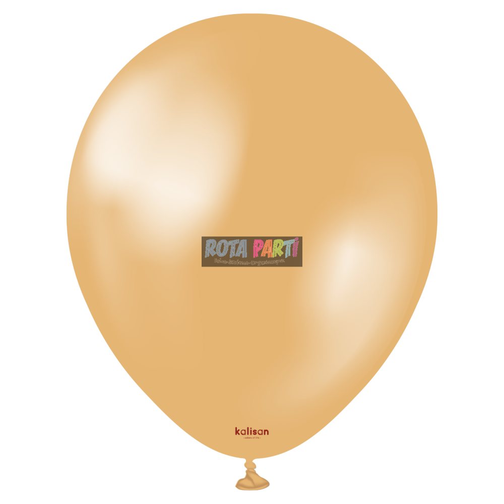 12'' Metalik Gold 50'Li Balon