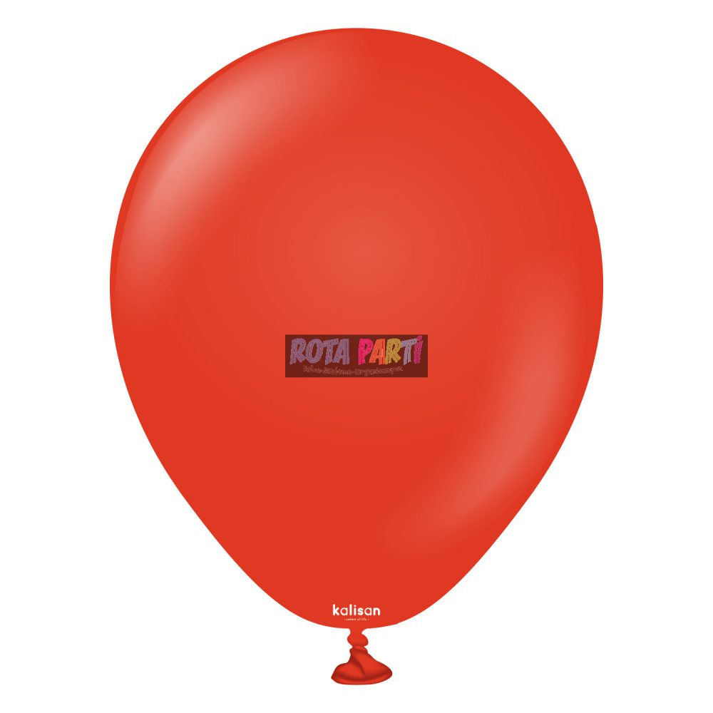 5" Mini Standart Kırmızı Balon 100'Lü