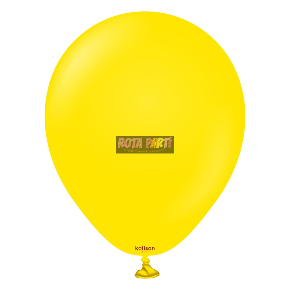 5" Mini Standart Sarı Balon 100'Lü