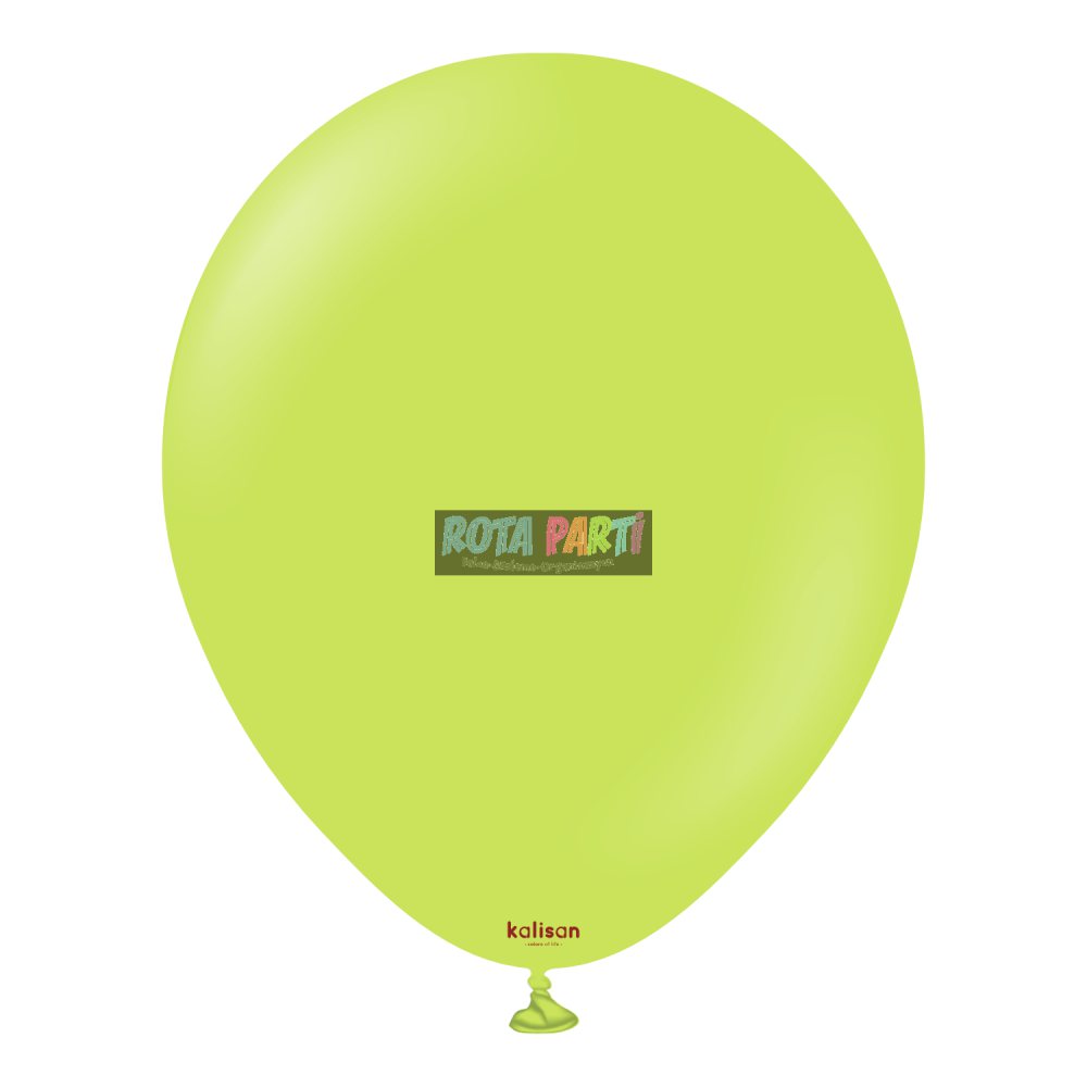 5" Mini Standart Limon Yeşili Balon 100'Lü