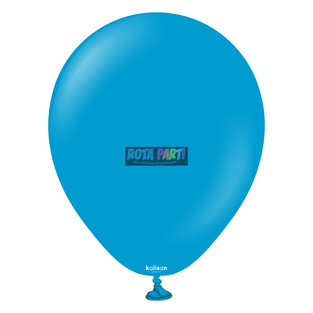 5" Mini Standart Karayip Mavi (Caribbean Blue) Balon 100'Lü