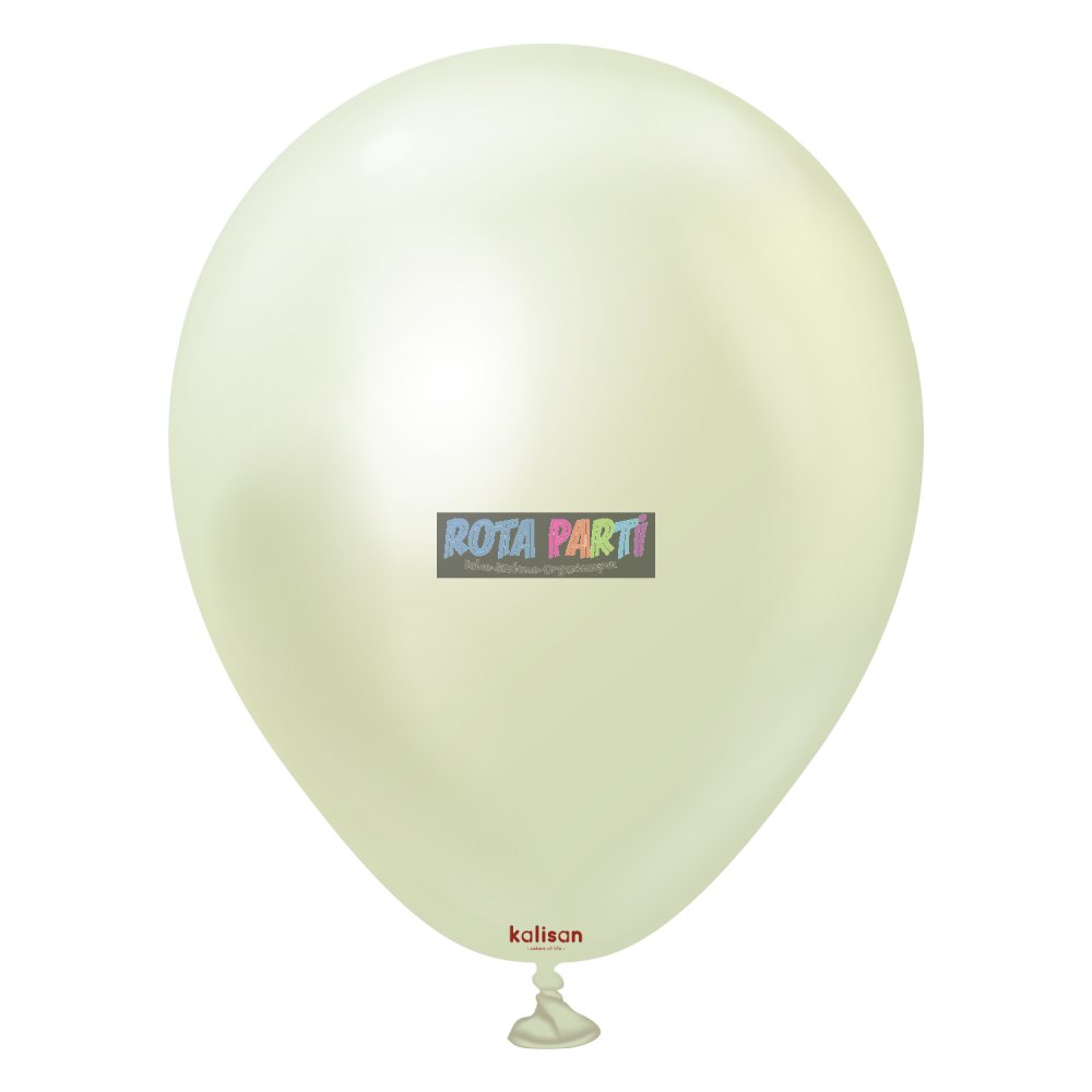 5" Mini Mirror (Krom) Yeşil Altin (Green Gold) Balon 100'Lü