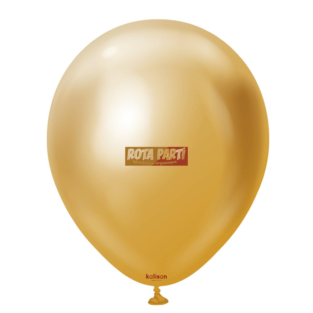 18'' Krom Mirror Gold Balon 5'Li (45 Cm)