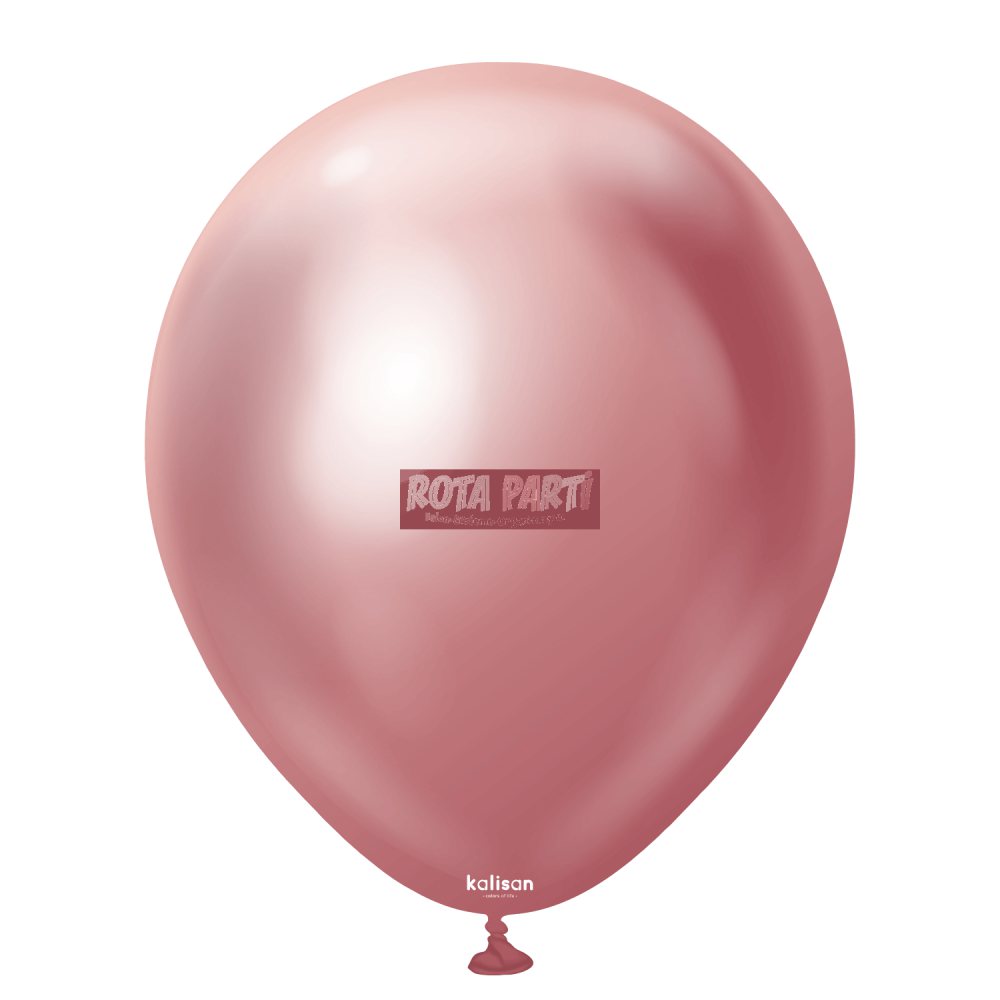 18'' Krom Mirror Pembe Balon 5'Li (45 Cm)