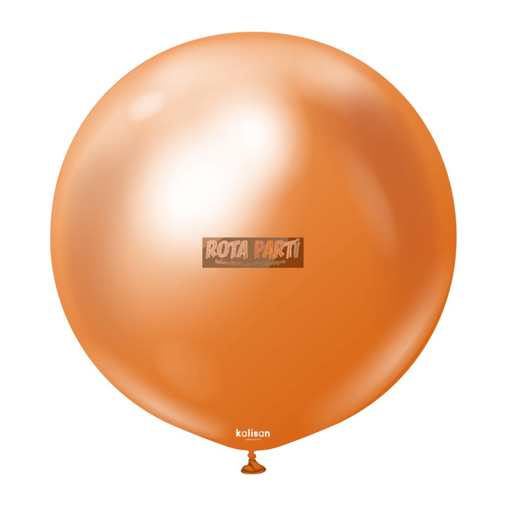 24'' Krom Mirror Bakır (Copper) Balon 2'Li (60 Cm)