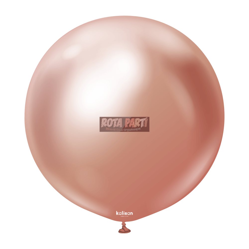 36'' Krom Mirror Rose Gold Balon 2'Li (90 Cm)
