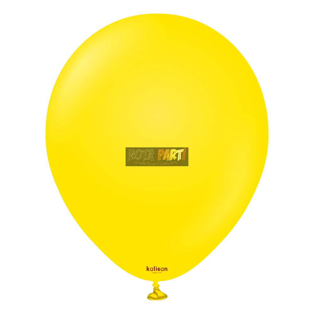 18'' Standart Sarı Balon 5'Li (45 Cm)