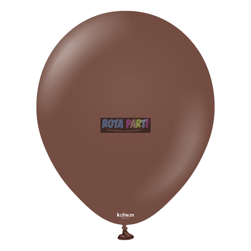 18'' Standart Çikolata Kahve Balon 5'Li (45 Cm)