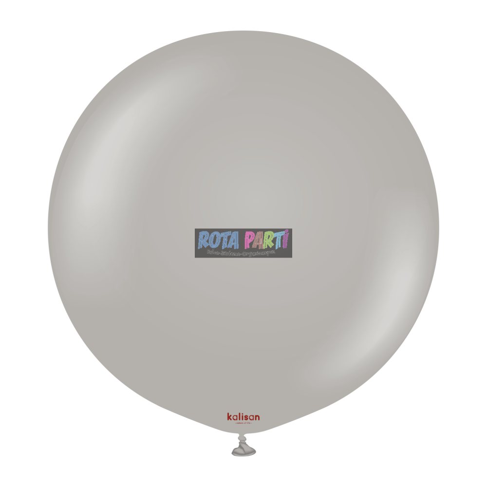 24'' Standart Gri (Grey) Balon 2'Li (60 Cm)