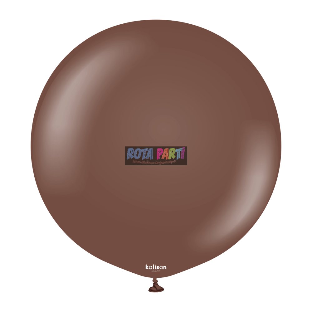 24'' Standart Çikolata Kahve (Chocolate Brown) Balon 2'Li (60 Cm)
