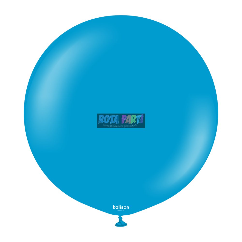 24'' Standart Karayip Mavi (Caribbean Blue) Balon 2'Li (60 Cm)