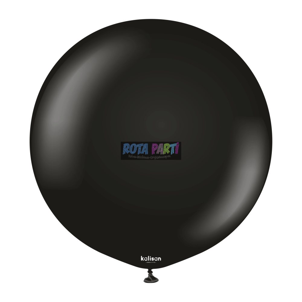 36'' Standart Siyah (Black) Balon 2'Li (90 Cm)