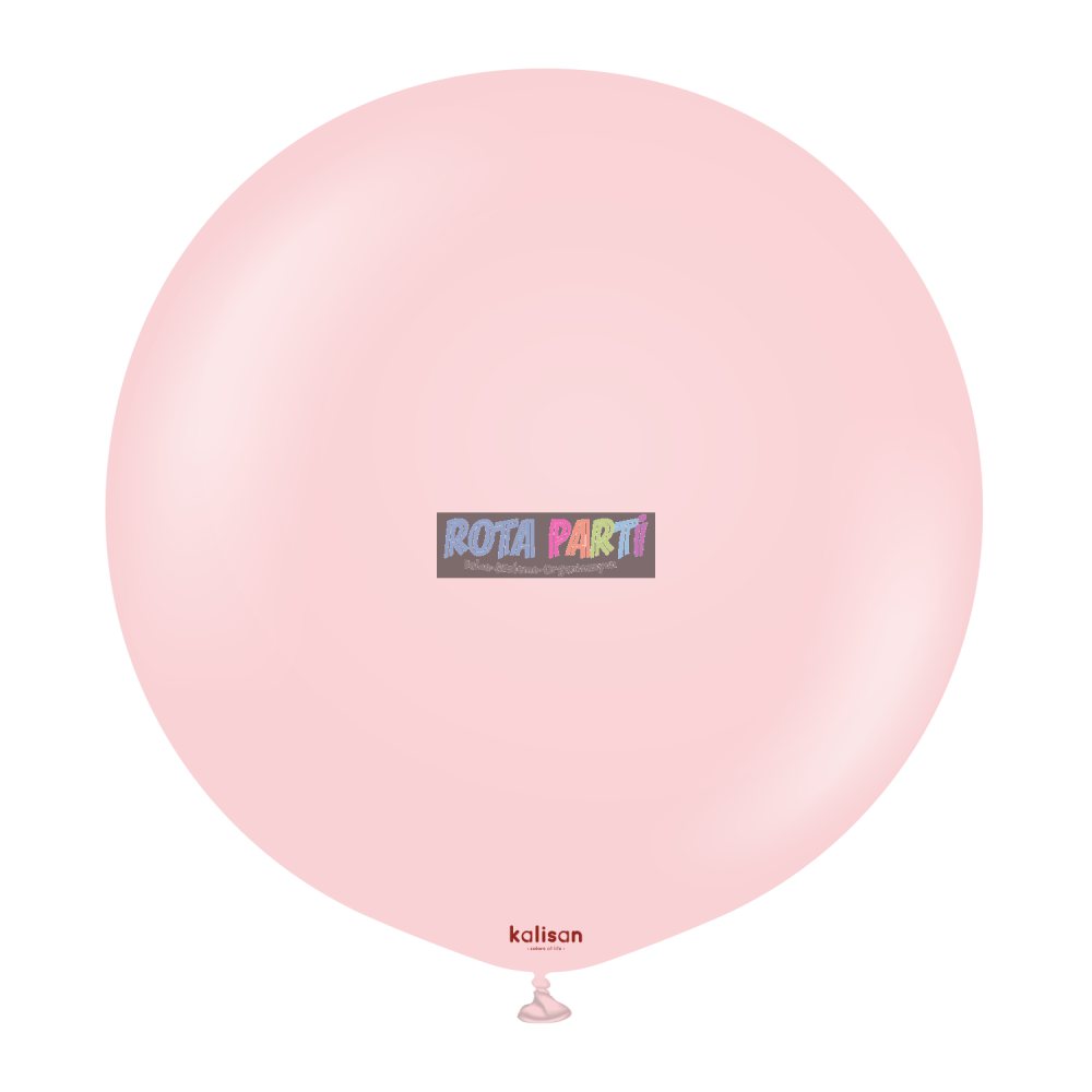 24" Makaron Pembe (Pink) Balon 2'Li (60 Cm)