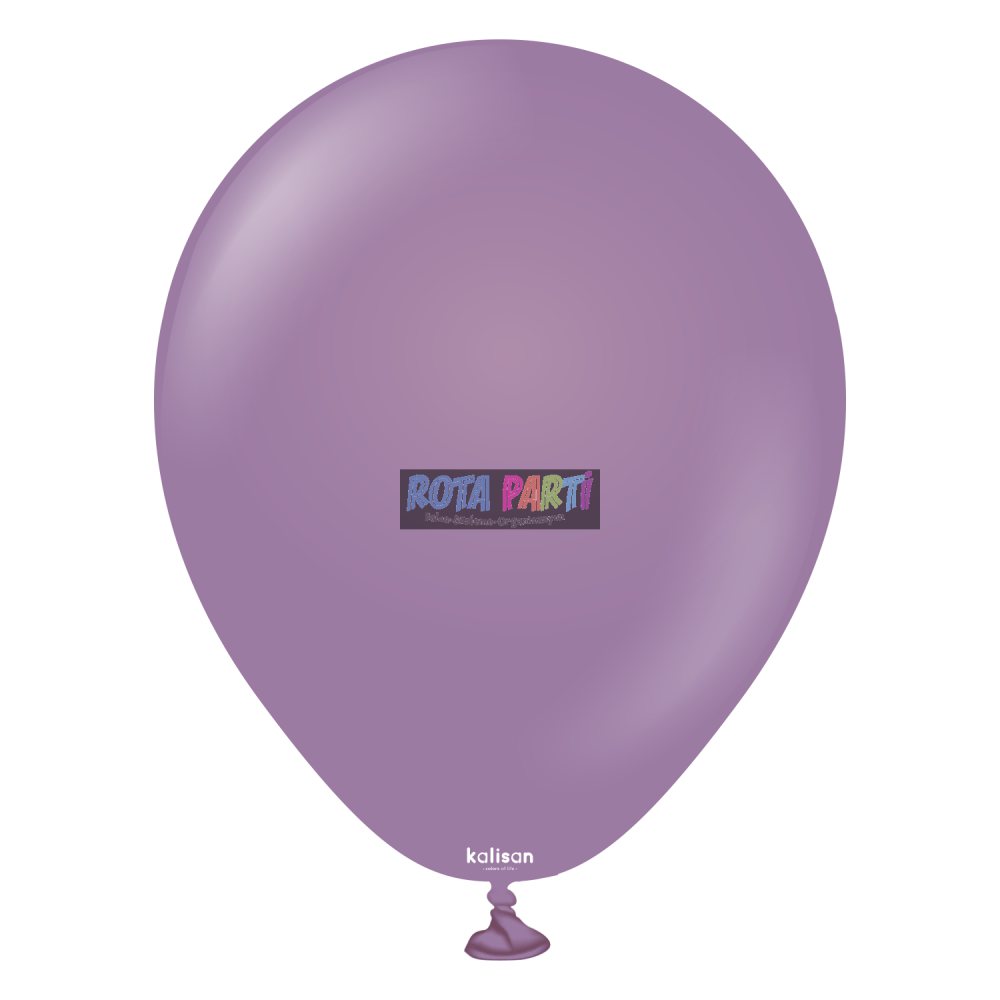 5" Mini Retro Lavender (Lavanta) Balon 100'Lü