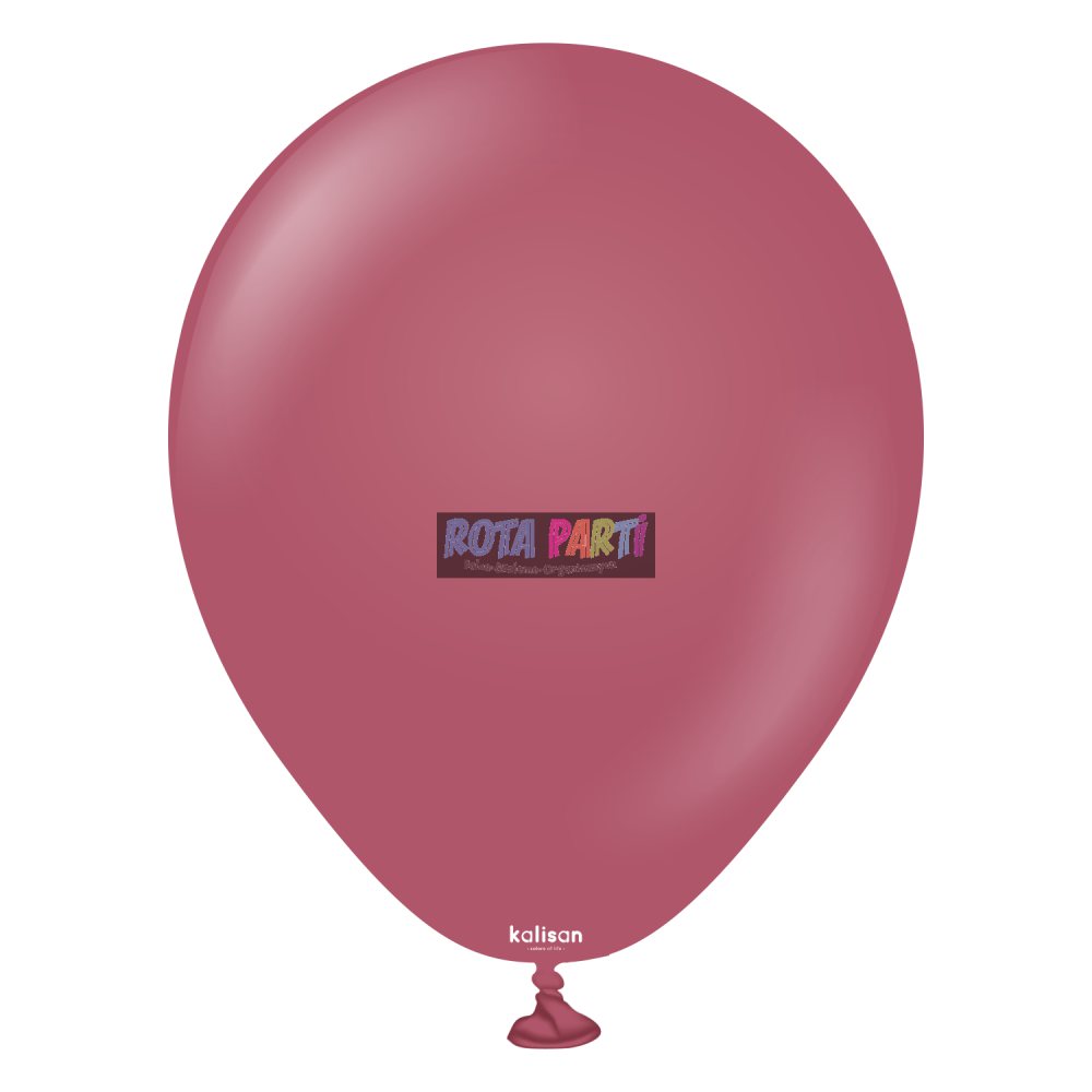 5" Mini Retro Wild Berry (Yaban Çileği) Balon 100'Lü