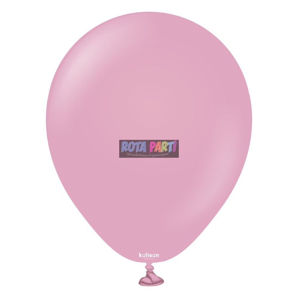 5" Mini Retro Dusty Rose (Toz Pembe) Balon 100'Lü