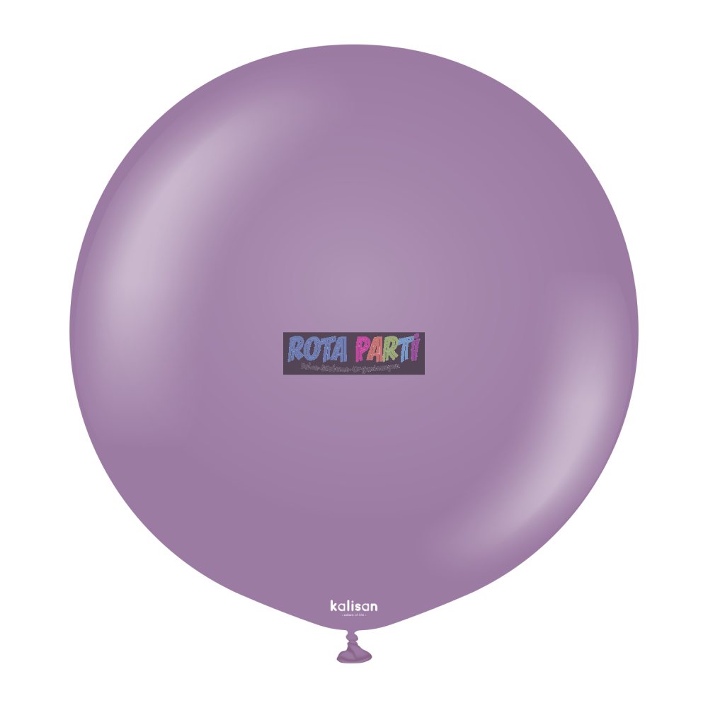 24" Retro Lavender (Lavanta) Balon 2'Li (60 Cm)