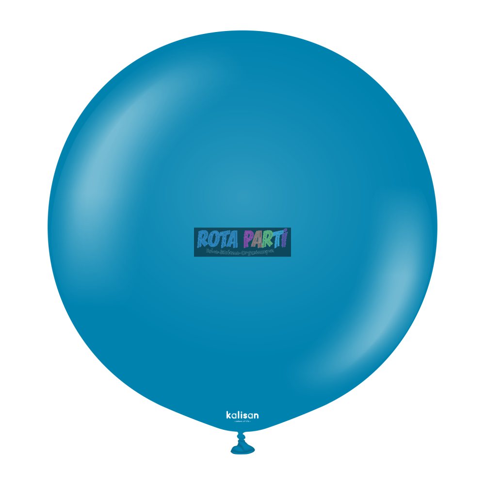 36'' Retro Deep Blue (Derin Okyanus) Balon 2'Li (90 Cm)