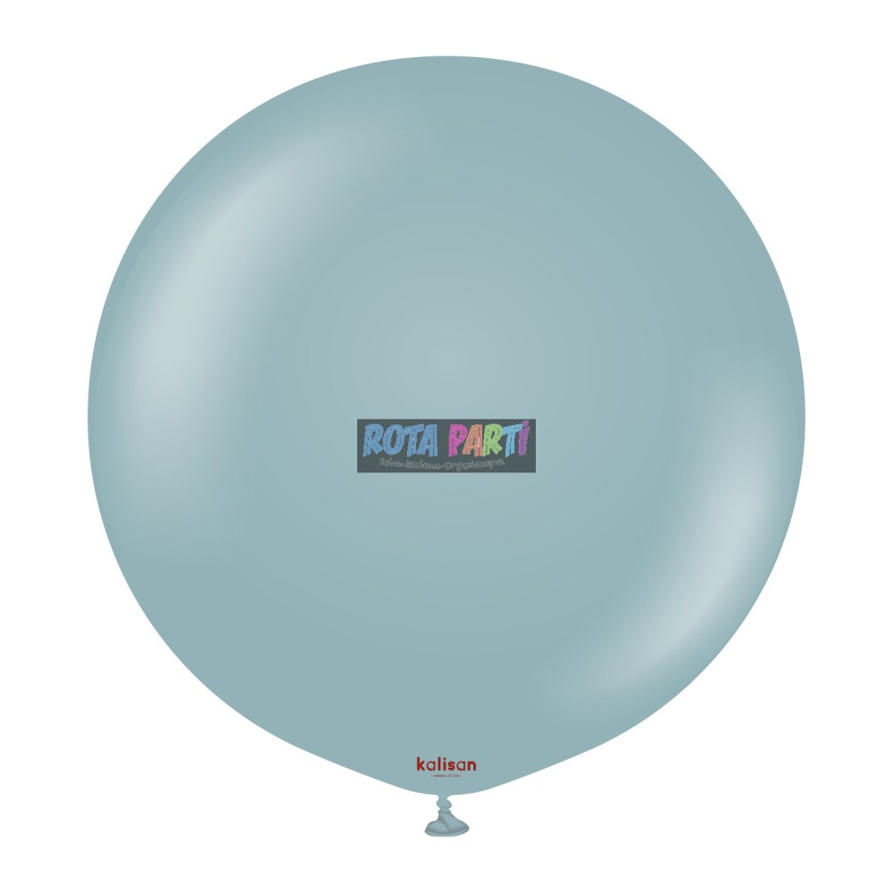 36'' Retro Storm (Fırtına Mavisi) Balon 2'Li (90 Cm)